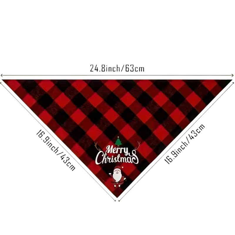 Dog Christmas Scarf